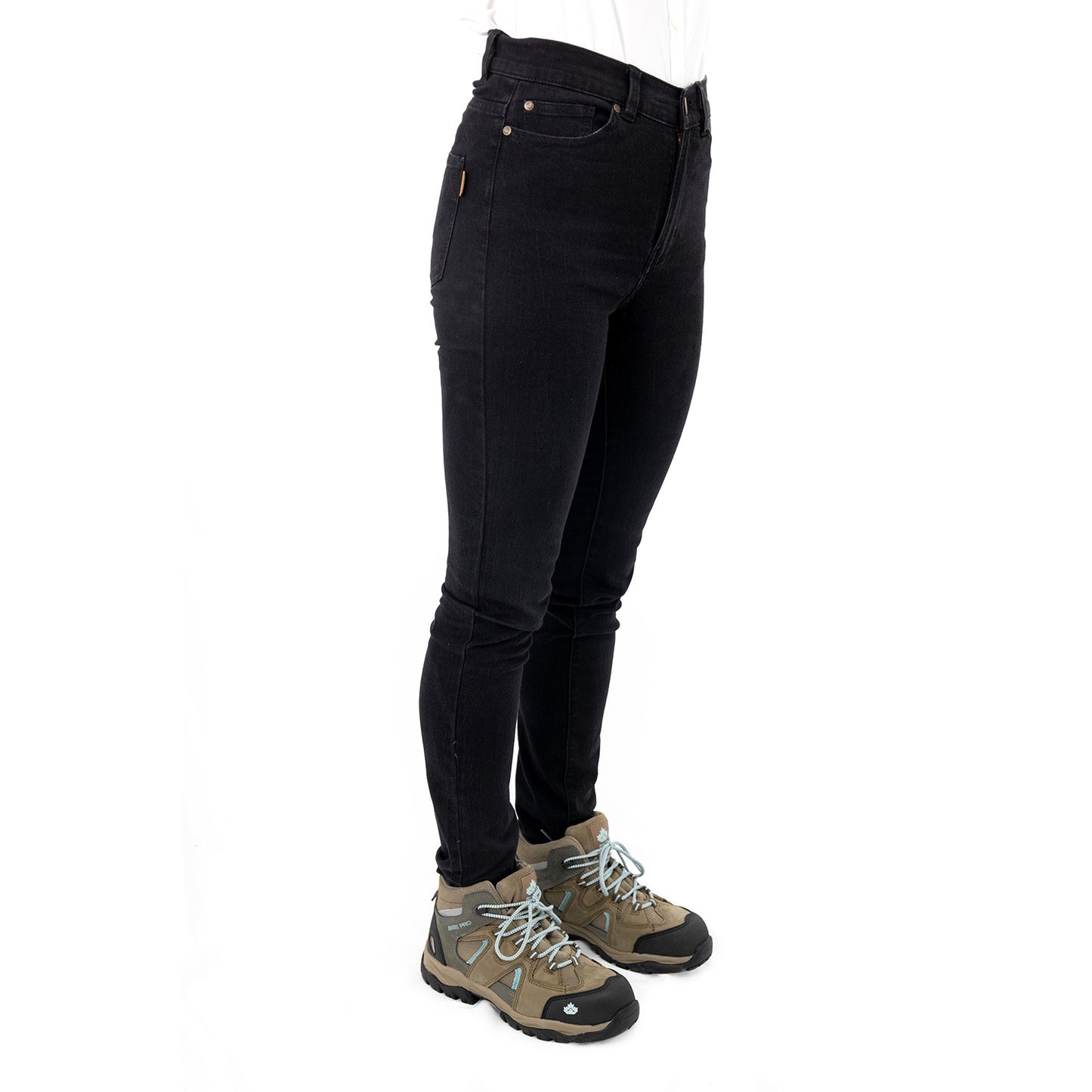 Jeans Quebec Toronto Negro Mujer