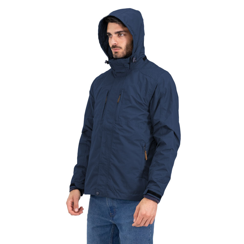 Parka desmontable Quebec Ottawa 3 en 1 Deep Blue