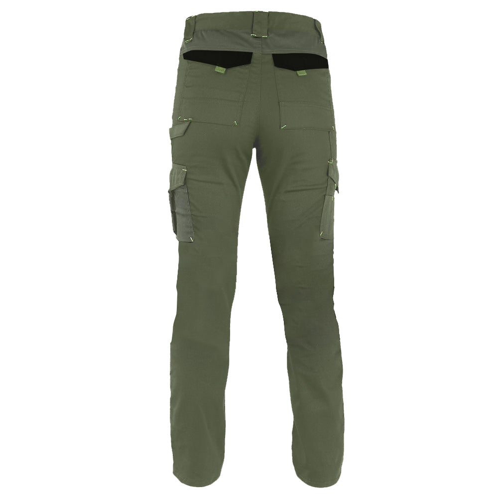 Pantalón Cargo HW Dakota Spandex Mujer Verde Oliva