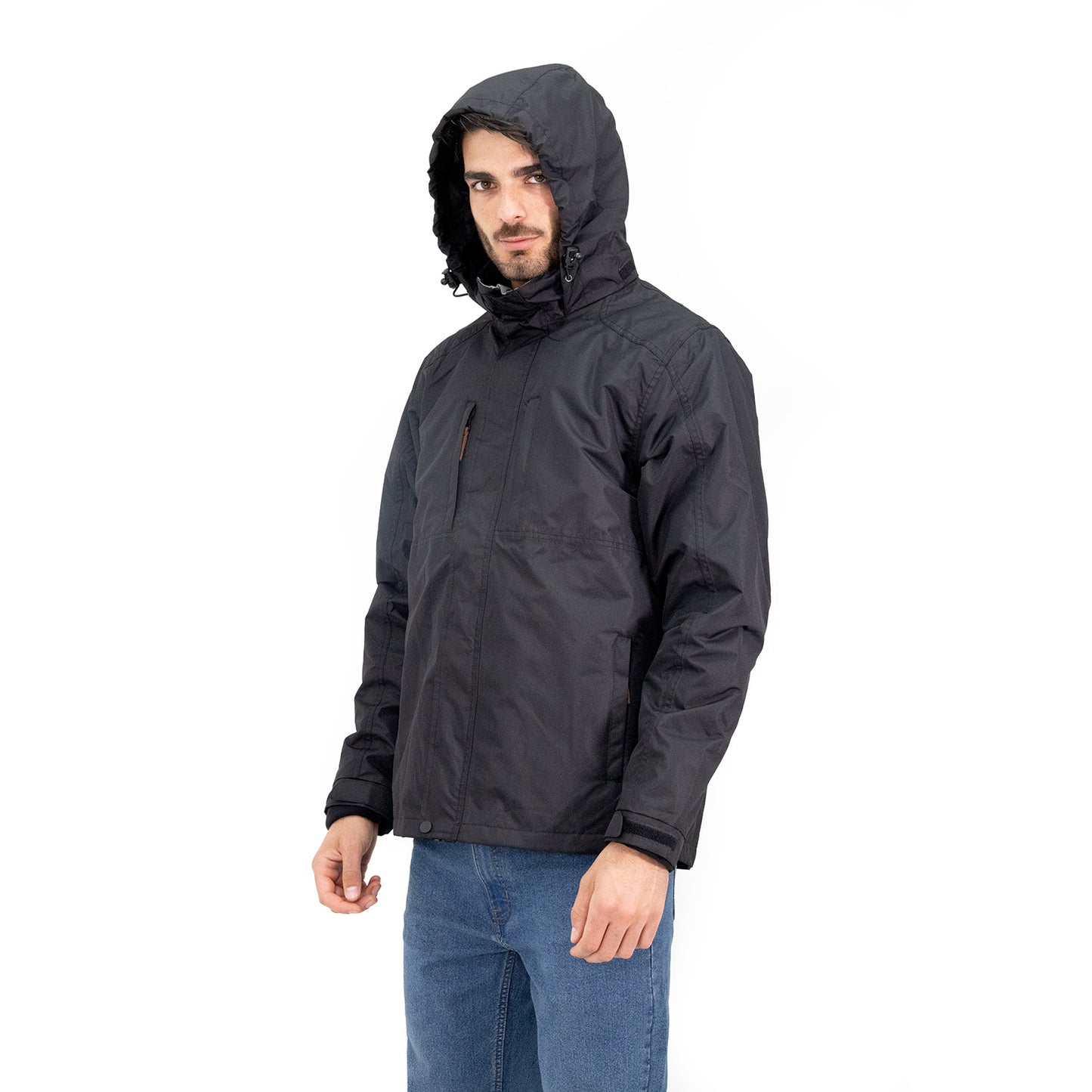 Parka Desmontable Quebec Ottawa 3 en 1 Negro