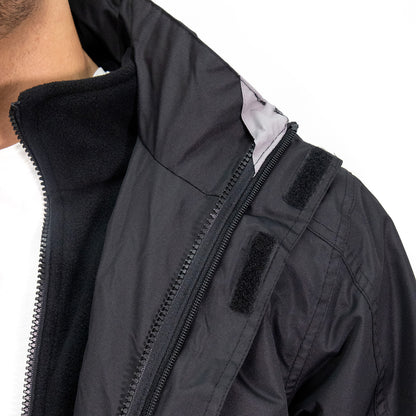 Parka Desmontable Quebec Ottawa 3 en 1 Negro