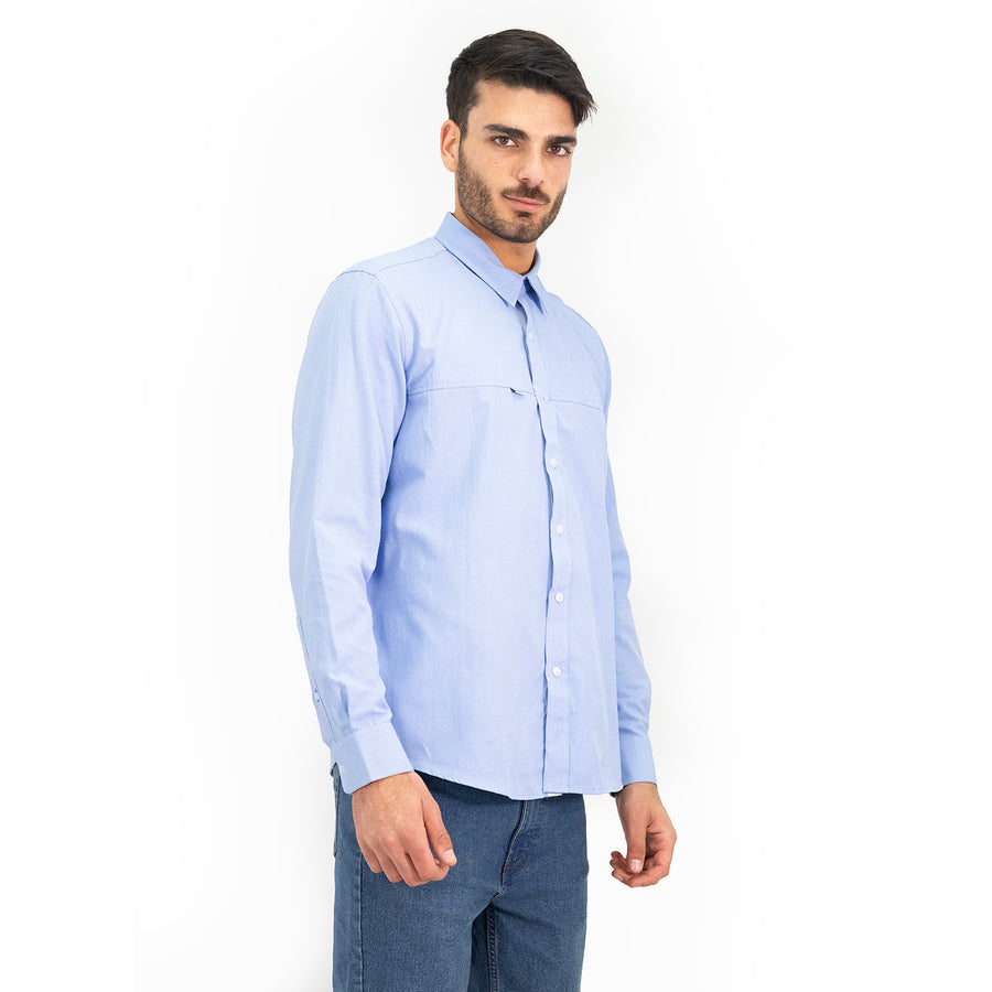 CAMISA QUEBEC VANCOUVER CELESTE