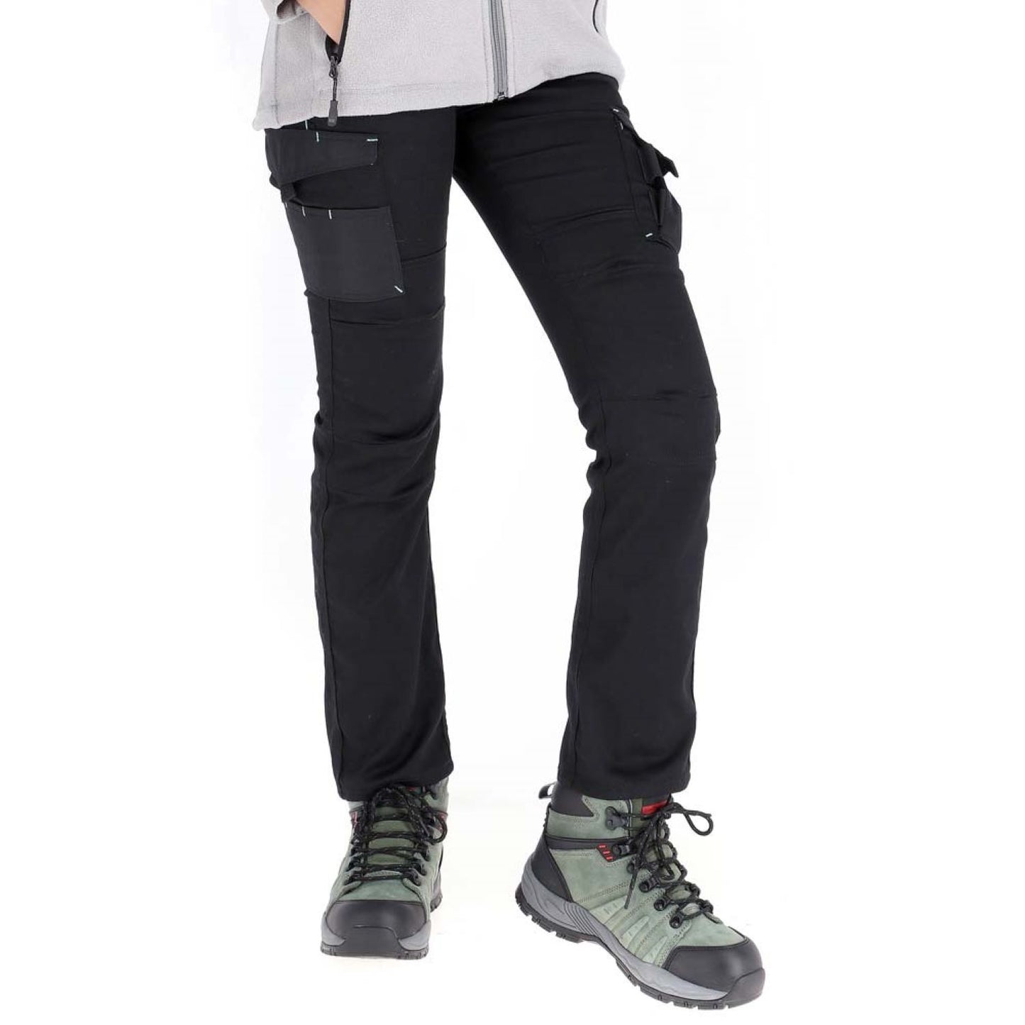 Pantalón Cargo HW Dakota Spandex Mujer Dark Shadow
