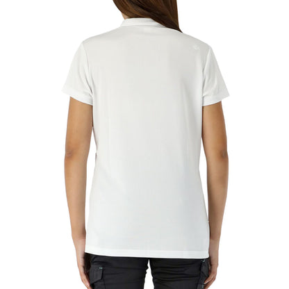 Polera Cooldry Quebec Manga Corta Mujer Blanco
