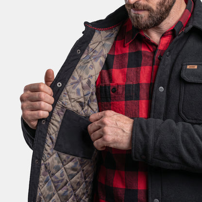 CHAQUETA POLAR QUEBEC GRIZZLY NEGRO