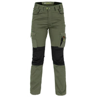 Pantalón Cargo HW Dakota Spandex Mujer Verde Oliva