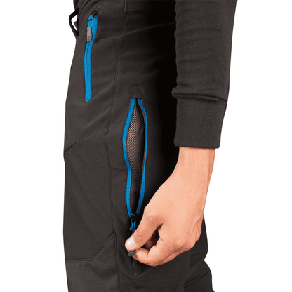 Pantalón HW Softshell Wolverine Antiácido Negro/Azul