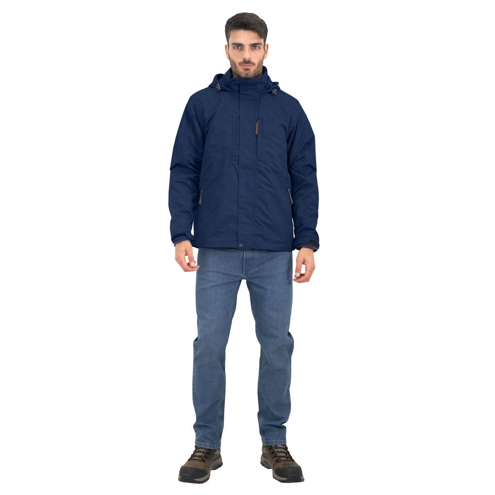 Parka desmontable Quebec Ottawa 3 en 1 Deep Blue
