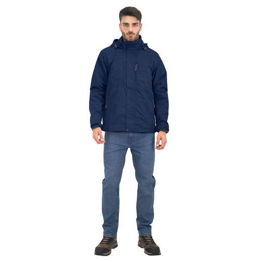 Parka desmontable Quebec Ottawa 3 en 1 Deep Blue